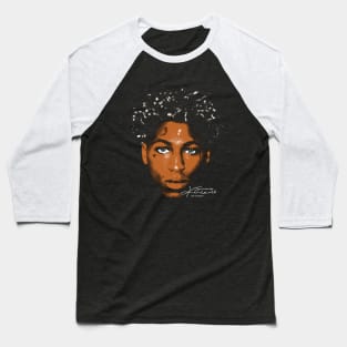 Young Boy Big Face Signature Baseball T-Shirt